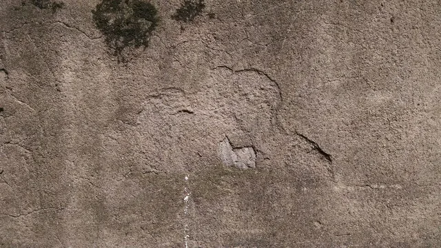 Sealed crack in a poured concrete wall in Newark, NJ